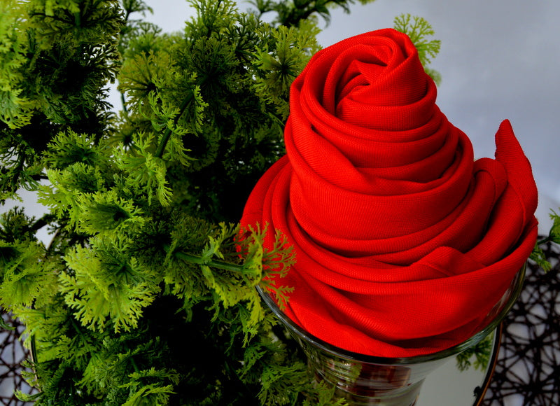 Bright Red Napkin - Big