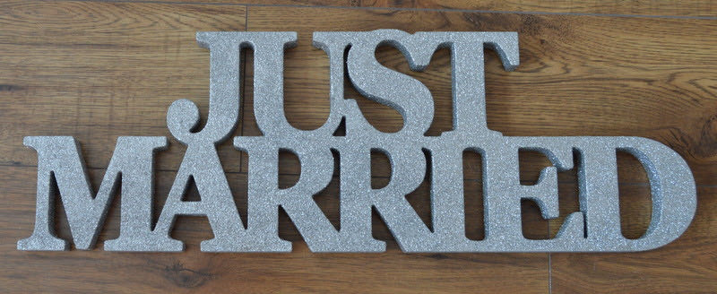 Just Married Sign