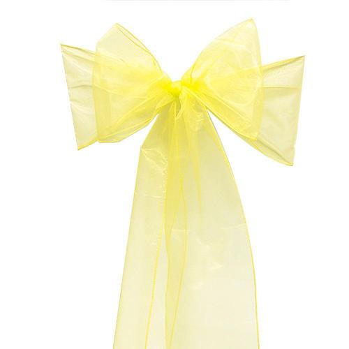 Yellow Organza Sash