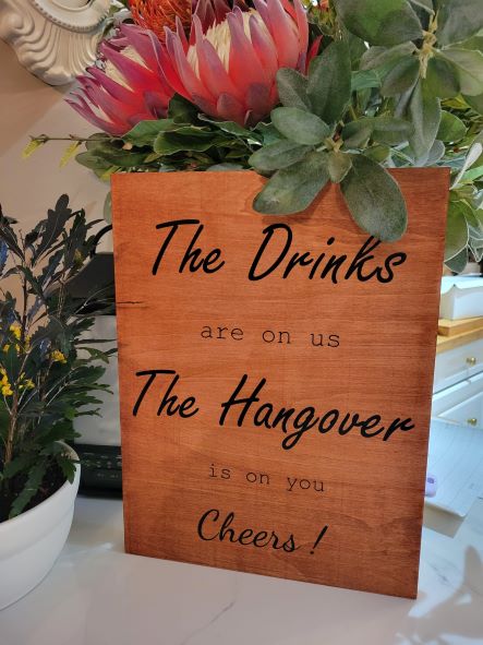Rustic Bar sign