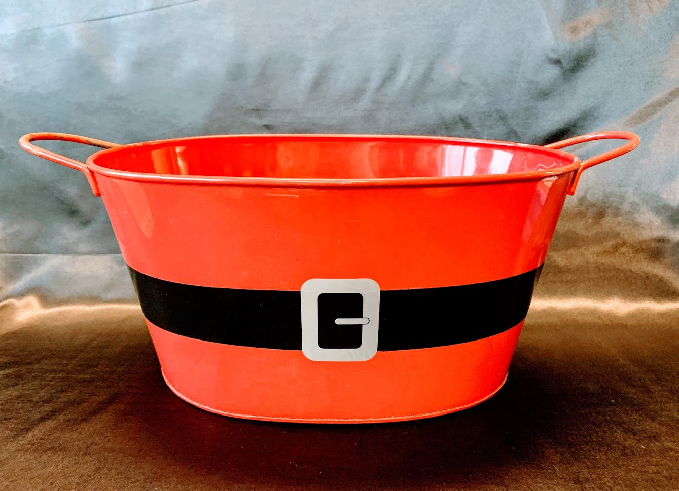 Christmas Ice Bucket Metal