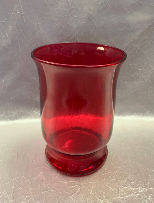 Ruby Red Large Vase 8 "X 6"