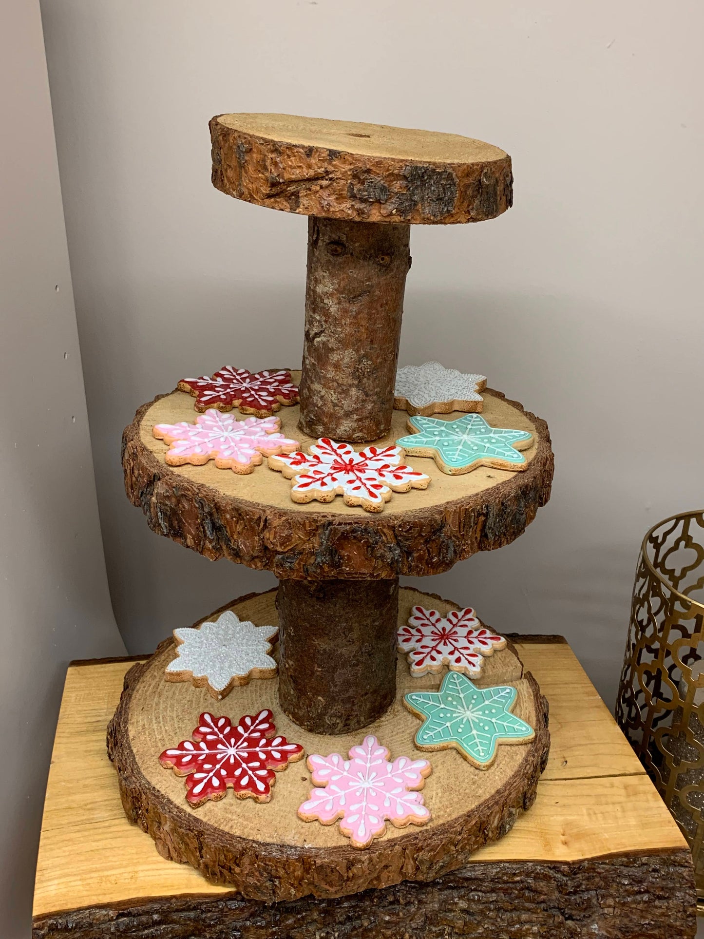 3 Tier Wooden Stand