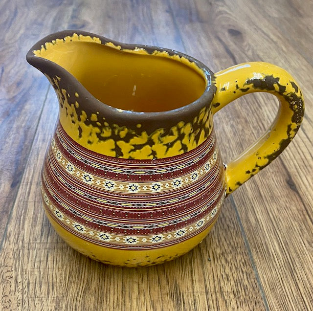 Mexican Style Yellow Creamer / Milk jar