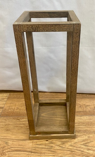 Wooden Frame Candle Holder Large