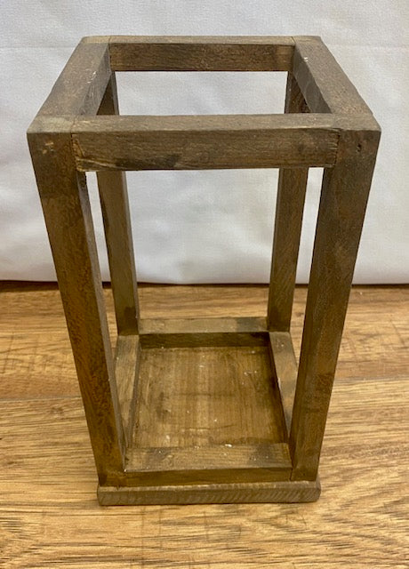 Wooden Frame candle Holder Sml