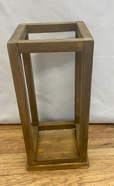 Wooden Frame Candle Holder Med