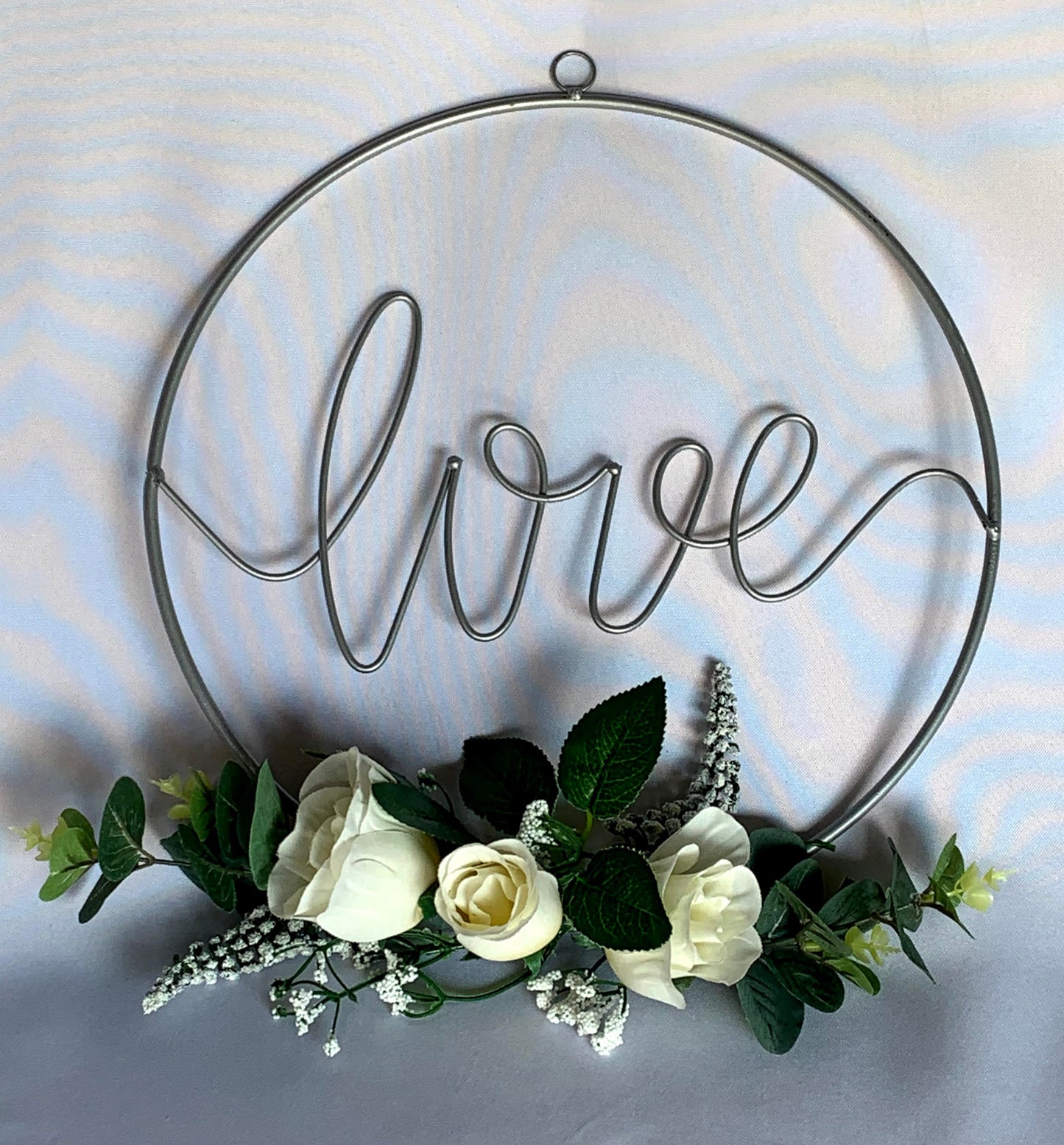 Silver Love Sign