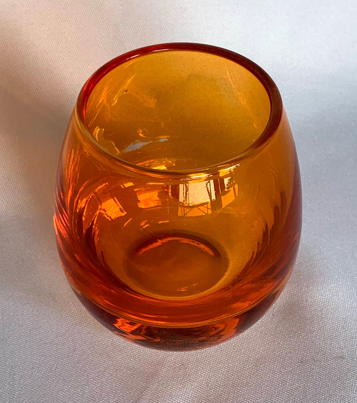 Orange Tea Light Holder
