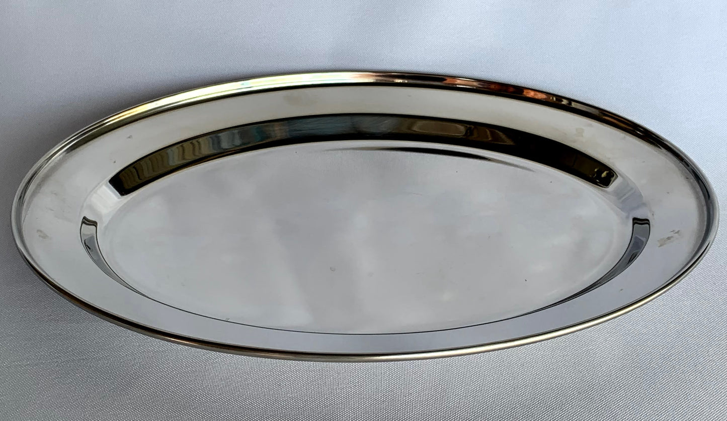 Silver Steak Platter