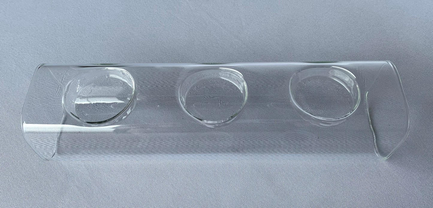 3 Tea Light Glass Dome