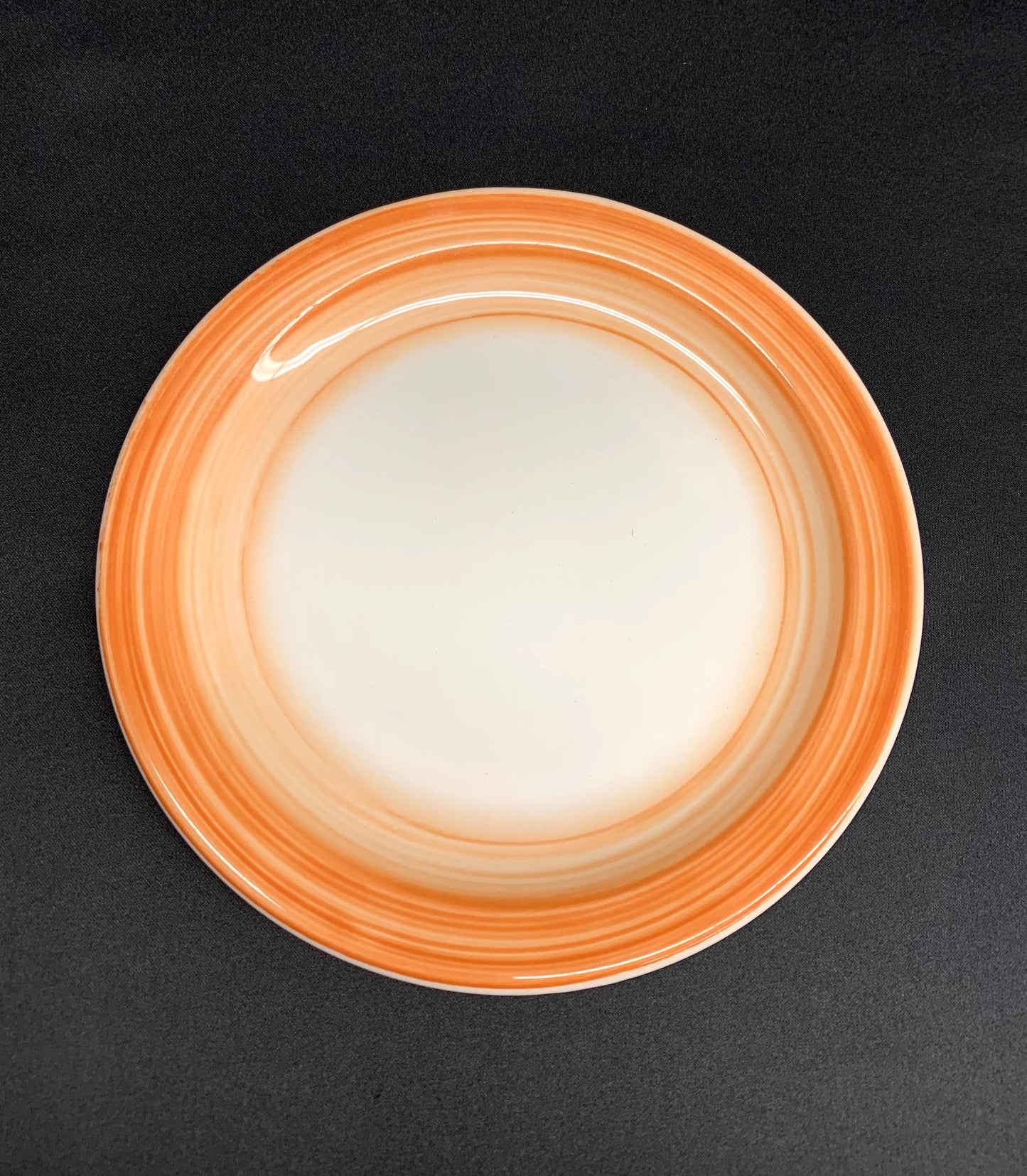 Orange Rim Side Plate 6 1/2"