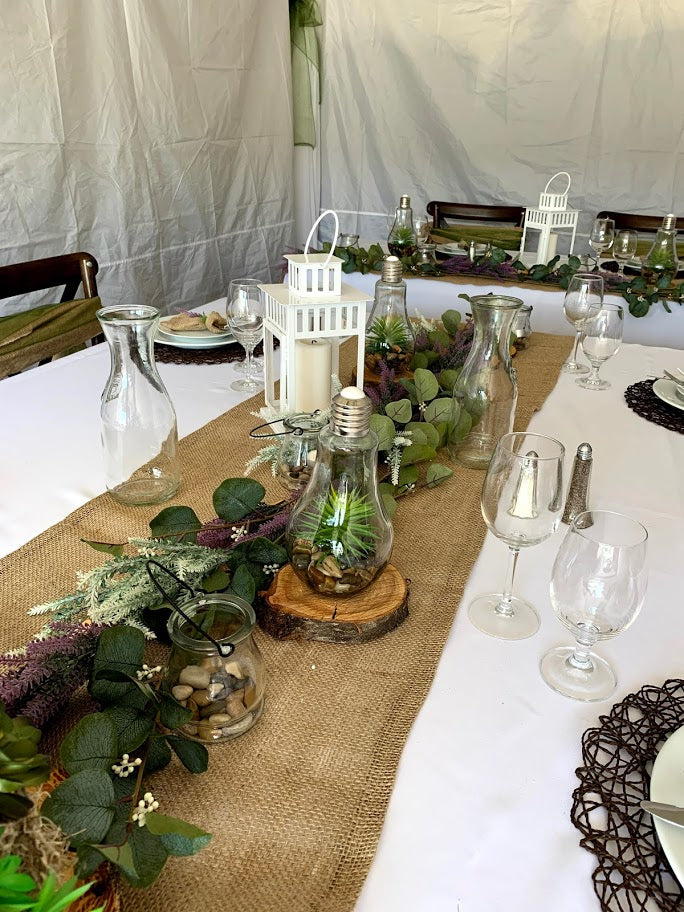 Burlap Medium Runner