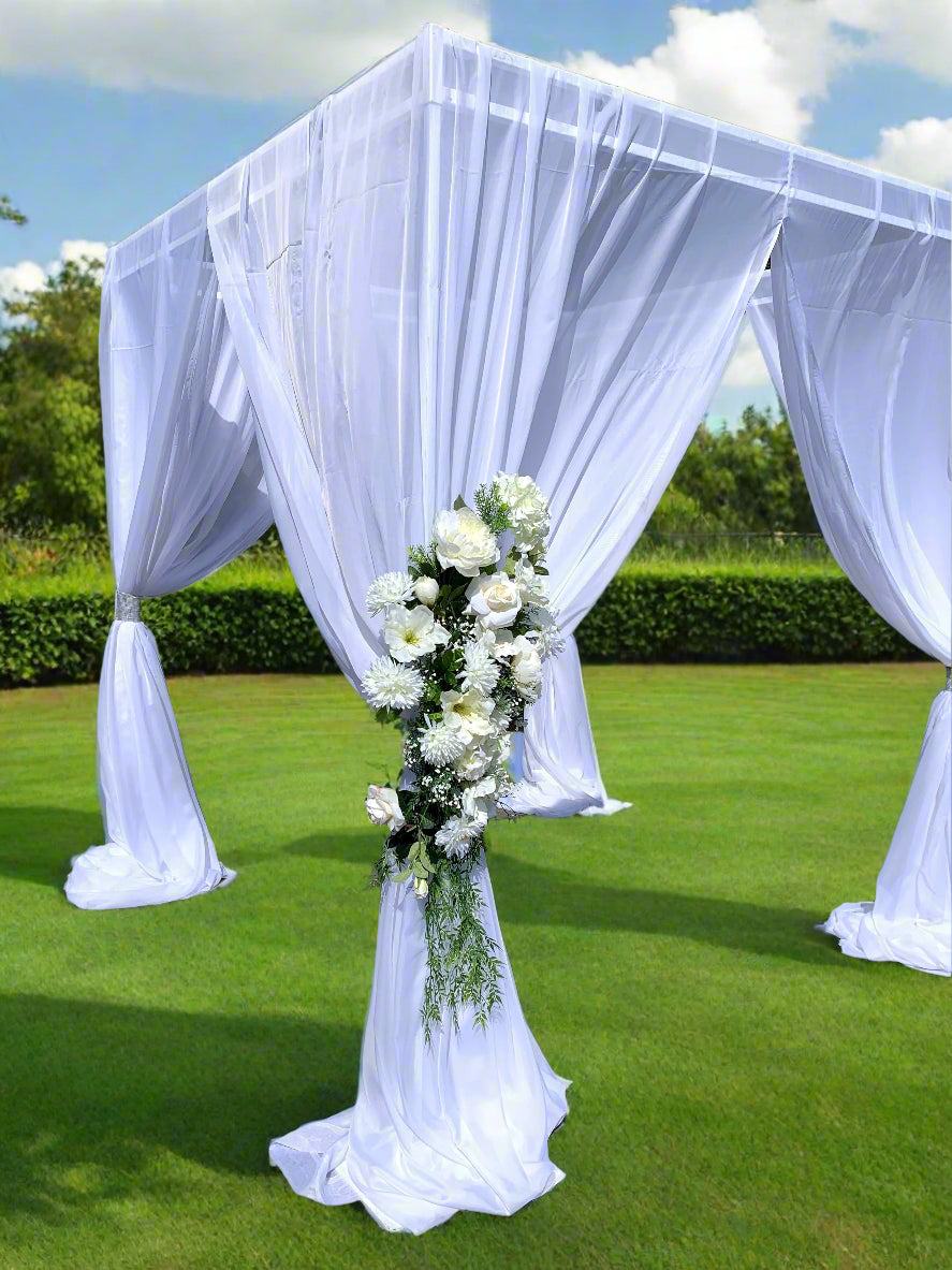 White Arch Flower Arrangement