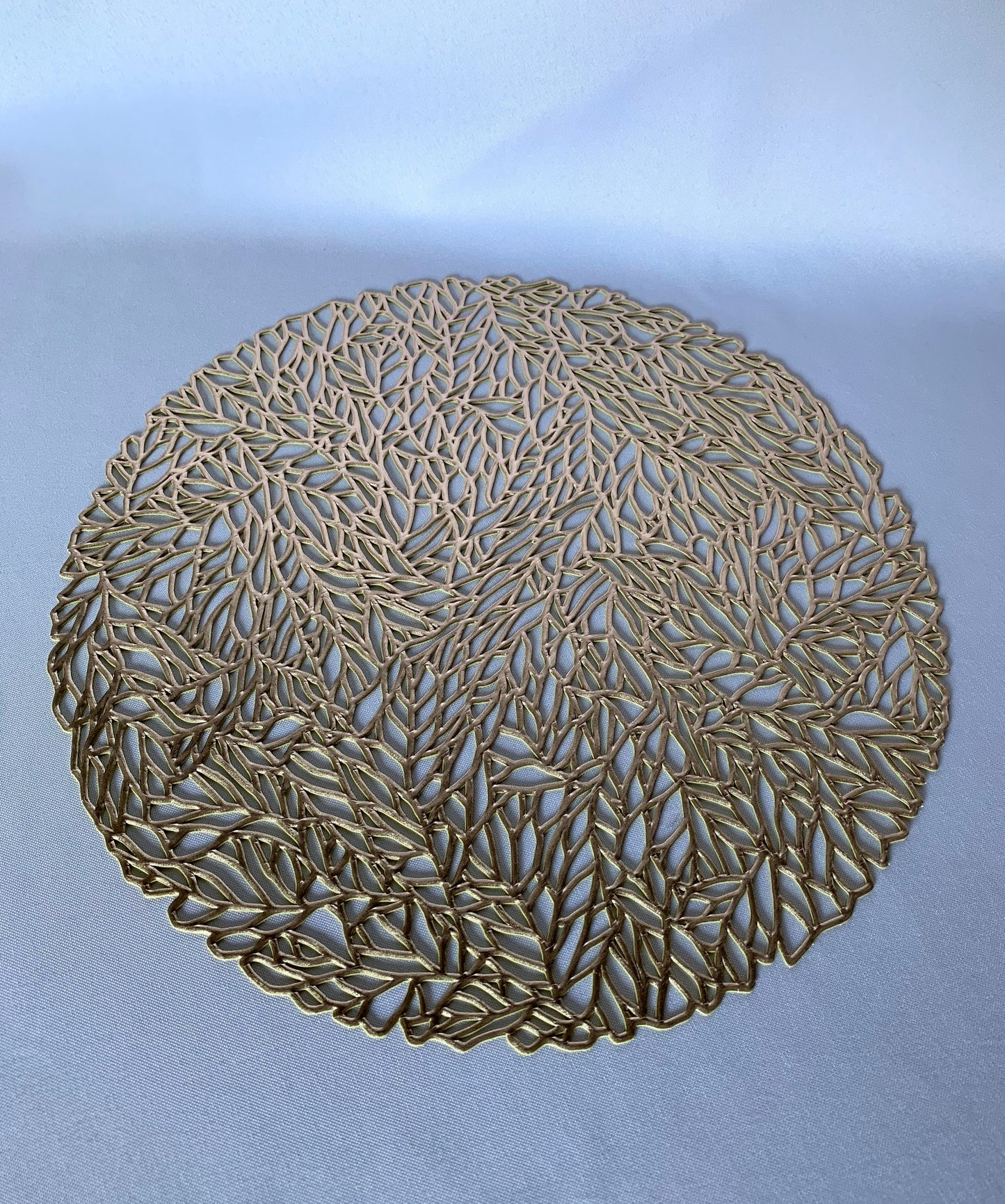 Gold Leaf Round 14" Placemat