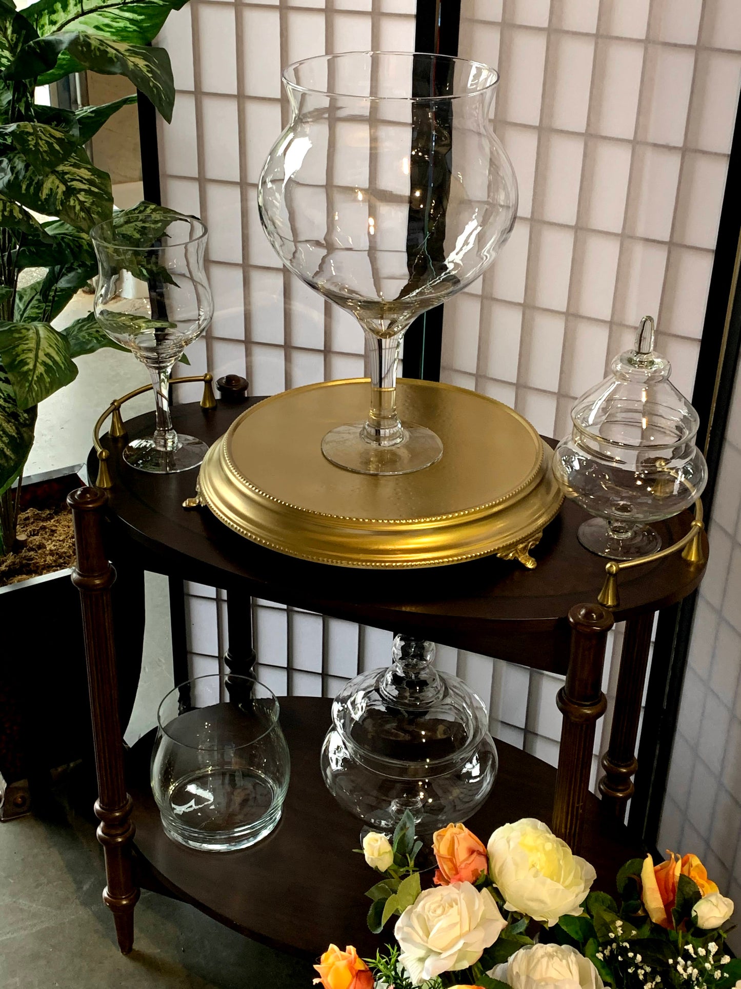 Gold Cake Stand 15"