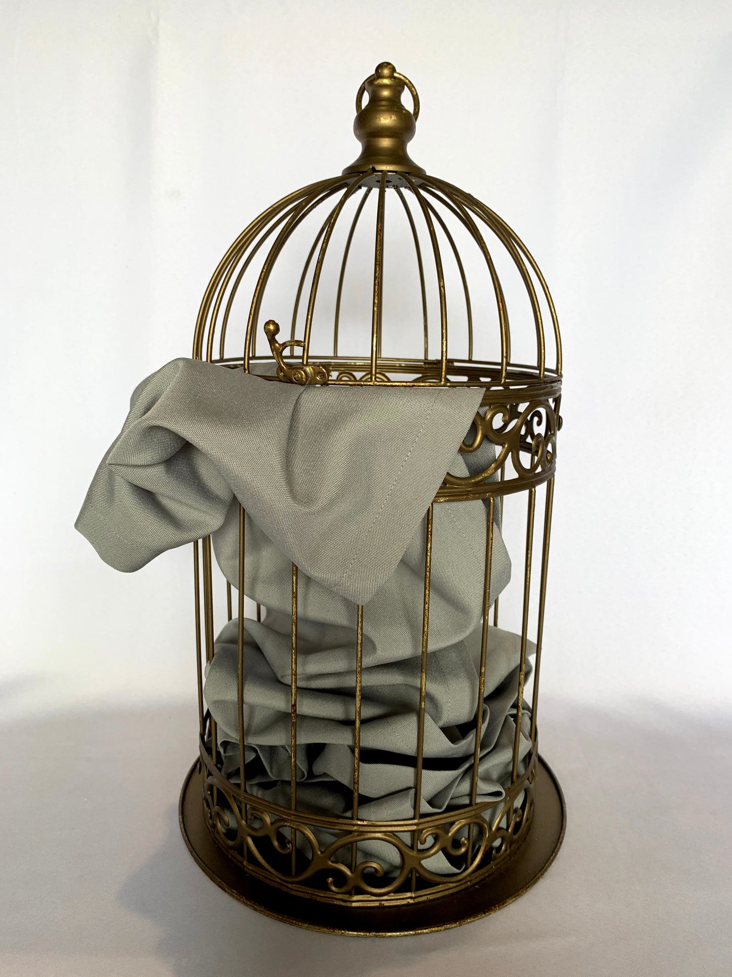 Silver Polyester Runner