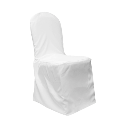 Chair Cover Banquet Polyester White