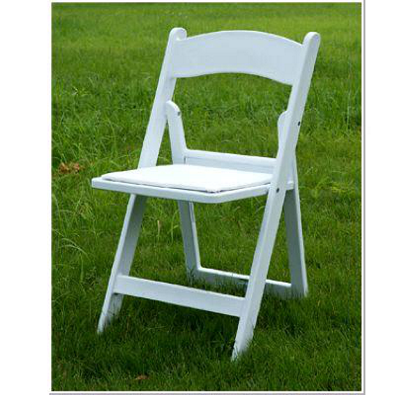 White Resin Wedding Chair