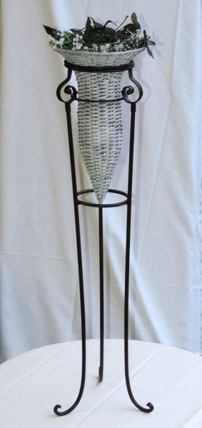 Wicker Cone Stand