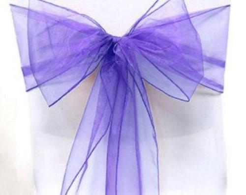 Lavender Organza Sash