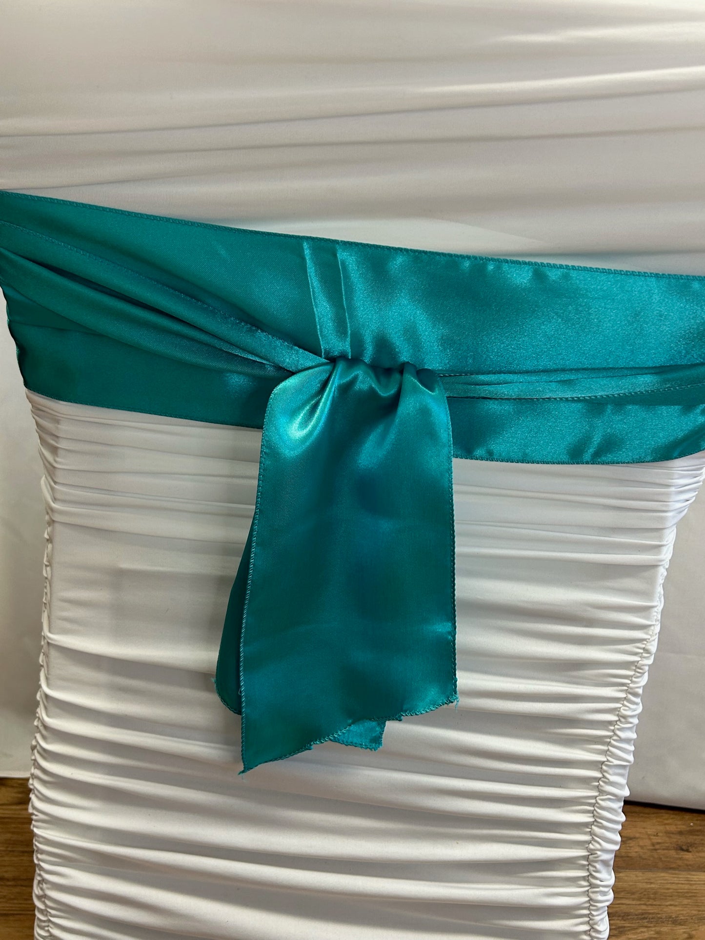 Teal Satin Sash
