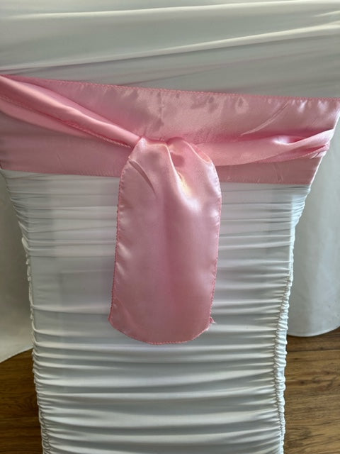 Pink Satin Sash