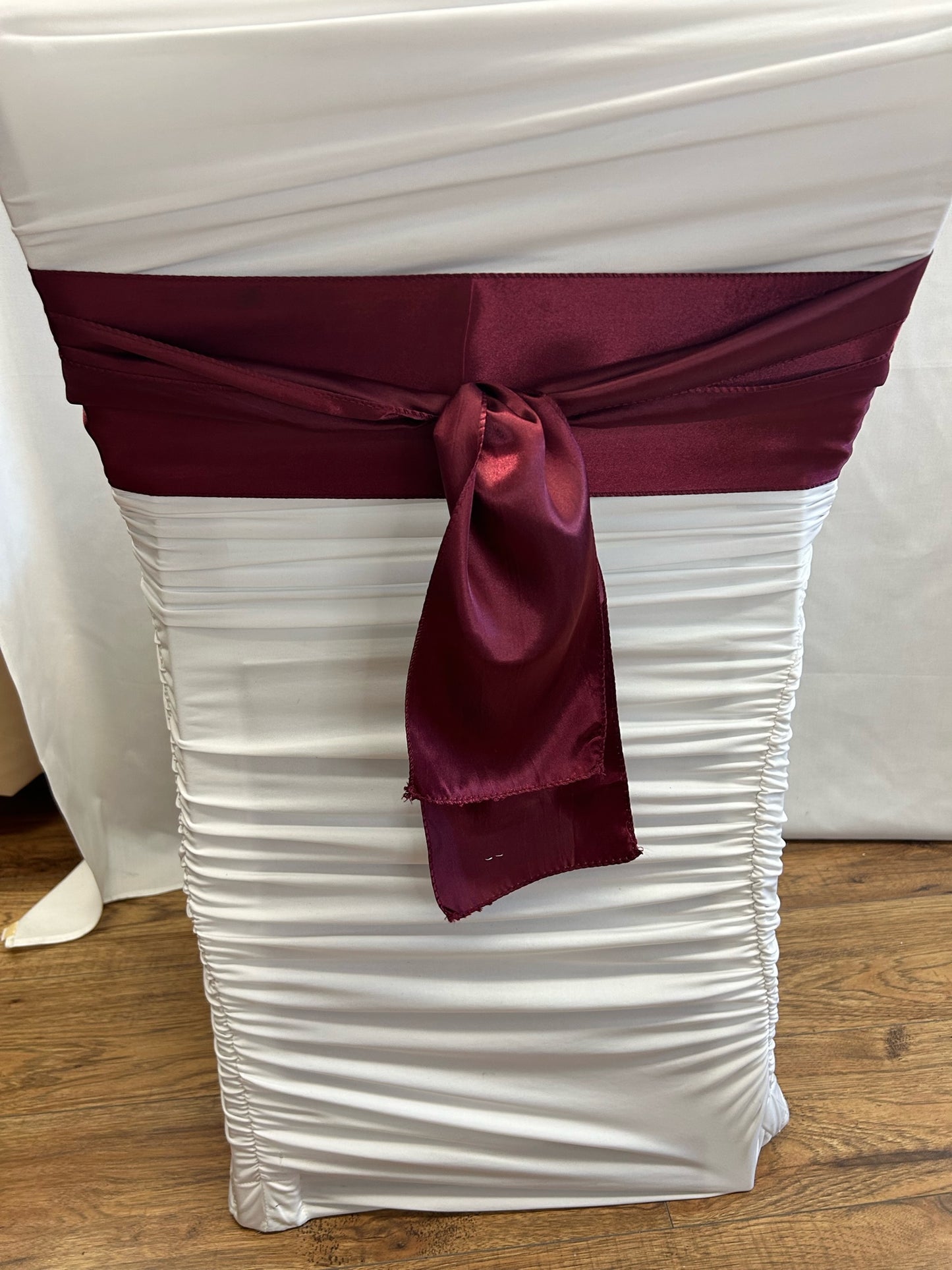 Burgundy Satin Sash