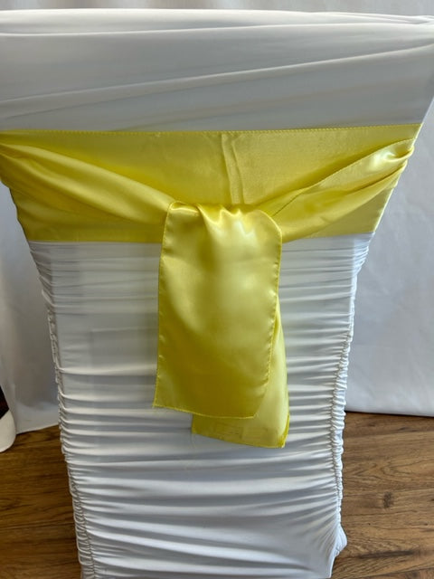 Yellow Satin Sash