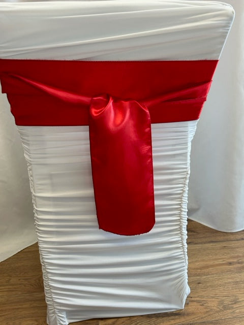 Red Satin Sash