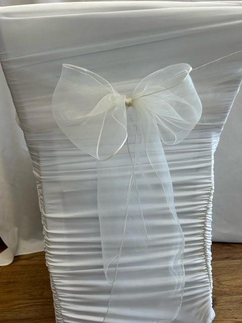 Ivory Organza Sash