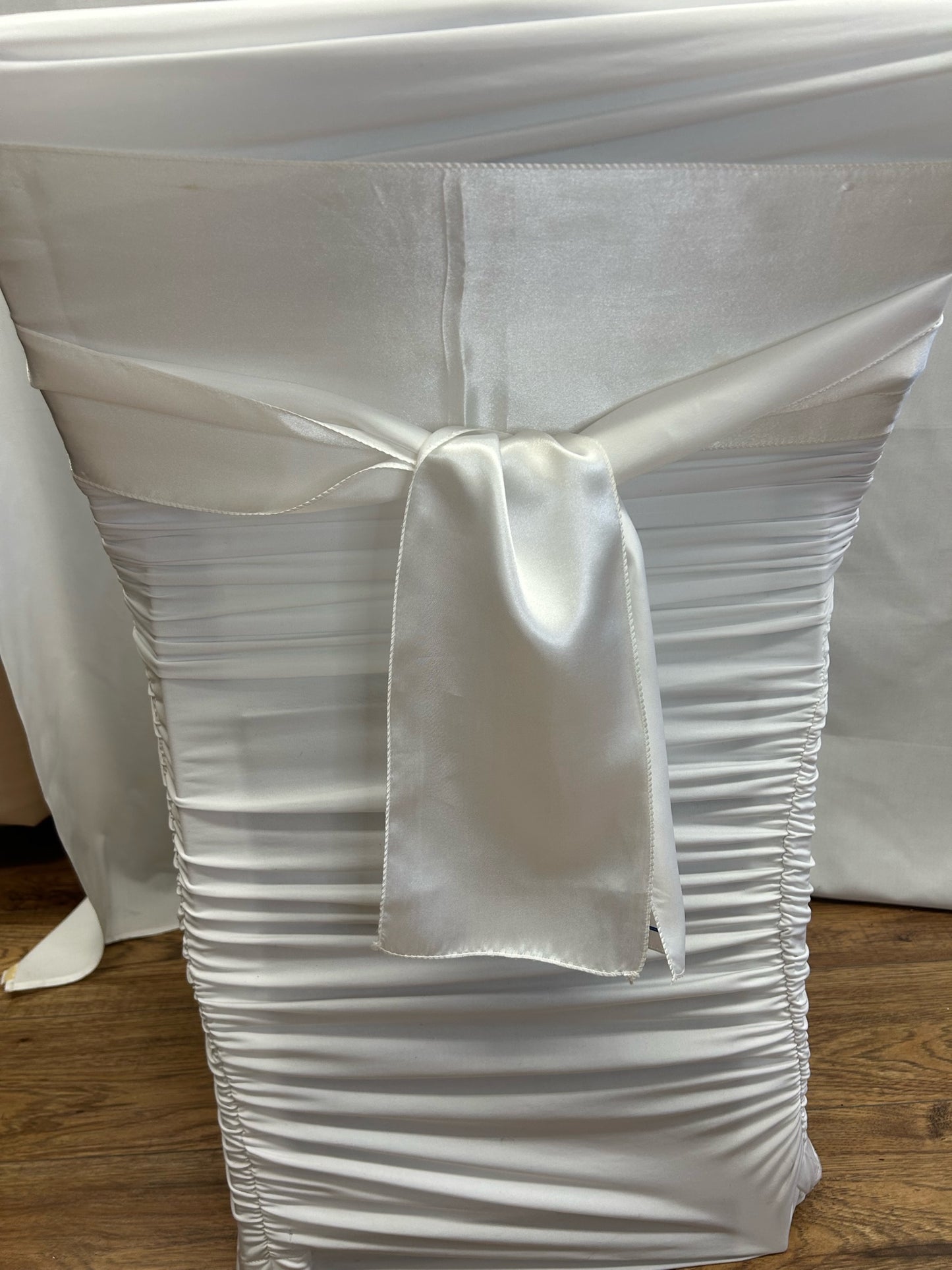 White Satin Sash