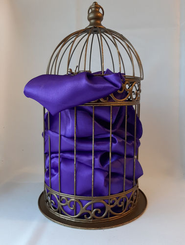 Royal Purple Satin Runner