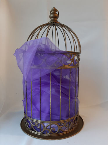 Royal Purple Organza Runner