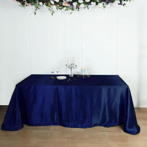 Tablecloth Navy Rectangular 90" x 156"