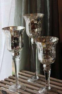 Large Mercury Candle Holder 15"