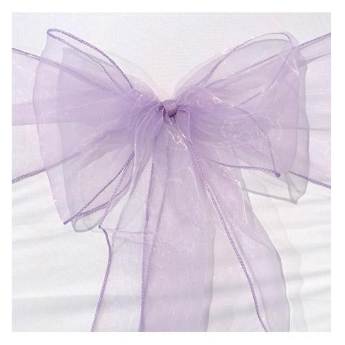 Light Lavender Organza Sash