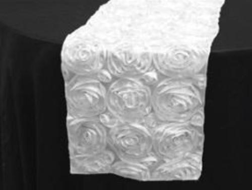 Rose Soft White Runner