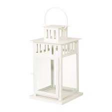 White Metal Lantern
