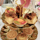 3 Tier Gold Dessert Stand