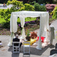Chuppah (includes 4 sheer fabrics 21')