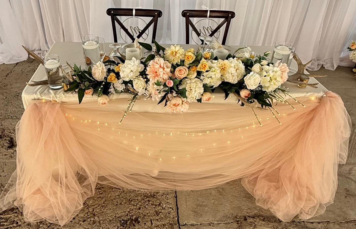 Country Wedding Flower Garland