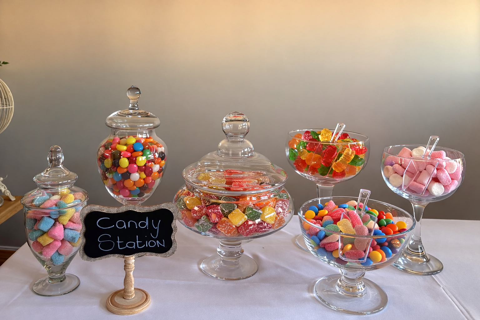 Candy Station - 6 Pieces – One Stop Party Rentals