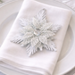 White Flower Table Accent