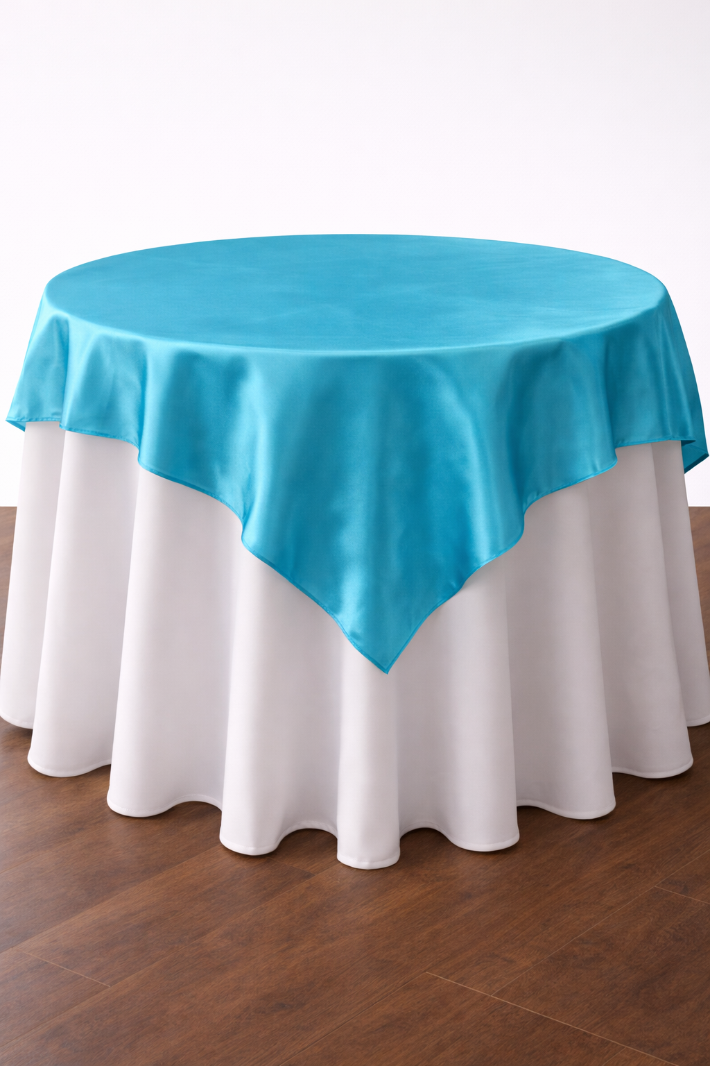 Overlay Satin Turquoise 90" x 90"