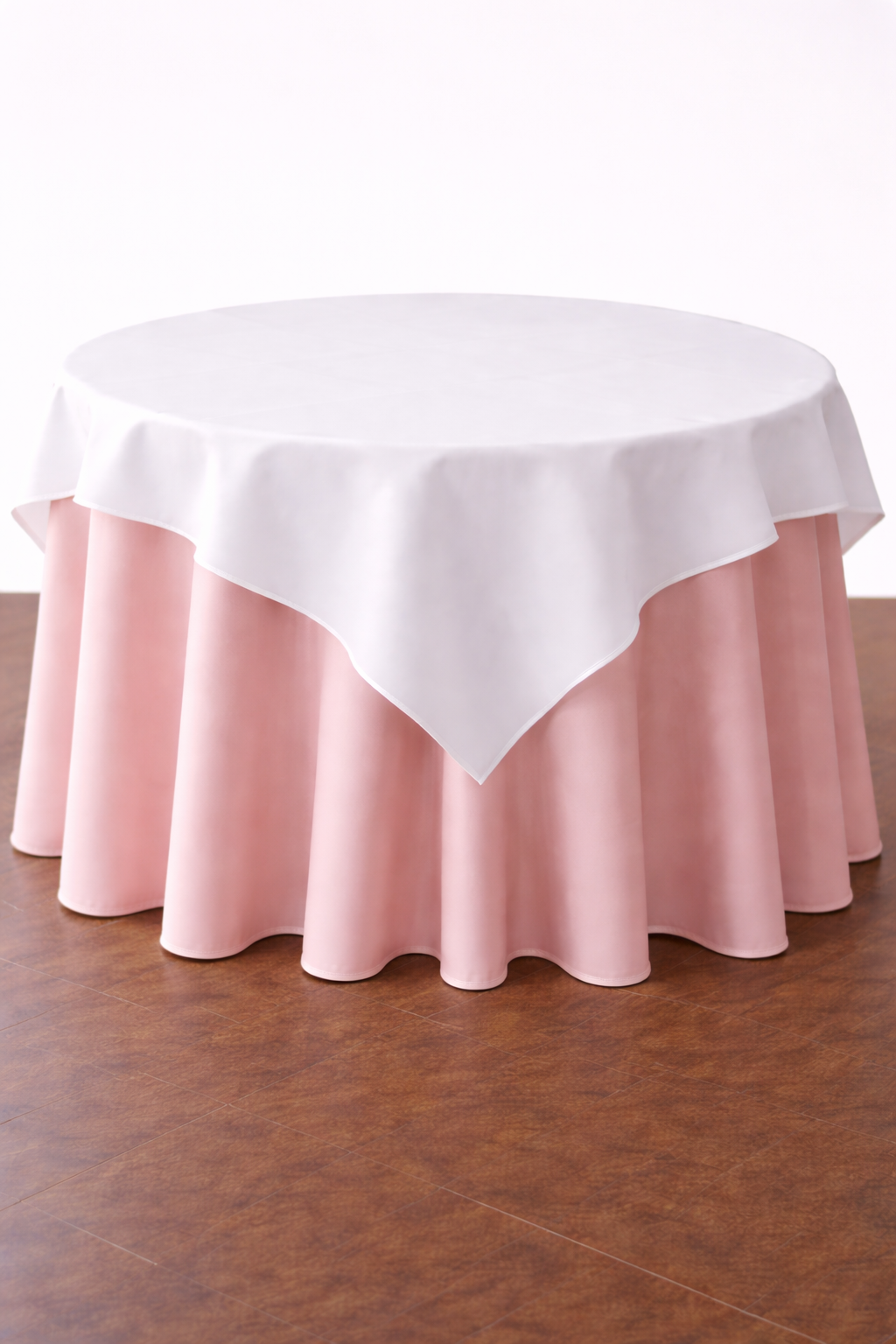 White Polyester Overlay 54" x 54"