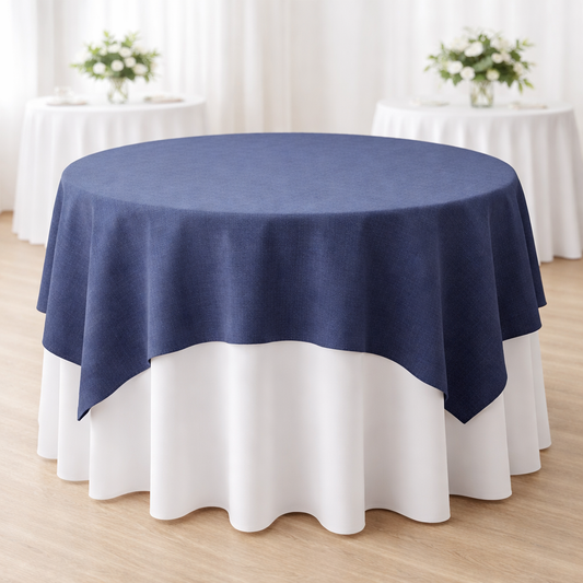 Overlay Textured Navy Blue 38" x 58"