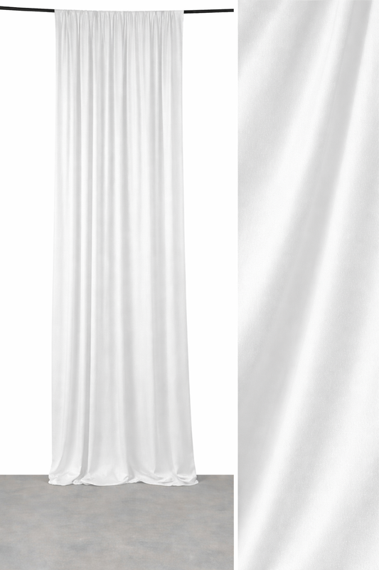 Silk White Backdrop Panel 8ft