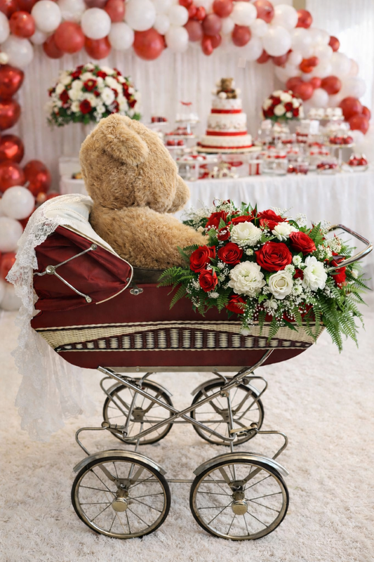 Leather Baby Shower Stroller