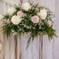Gold Mirror Pedestal Stand